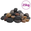 Vidaxl PEBBLES lucidato 5-8 cm 25 kg multicolore