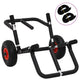 Vidaxl Sup Trolley para 2 tablas de surf plegables 90 kg de aluminio
