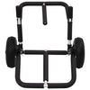 Vidaxl Sup Trolley per 2 tavole da surf alluminio pieghevole 90 kg