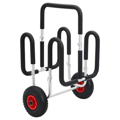 Carrello sup Vidaxl per tavola da surf 45 kg in alluminio