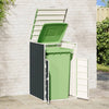 Archiviazione contenitore Vidaxl per 1 contenitore 72x81x115 cm Antracite in acciaio
