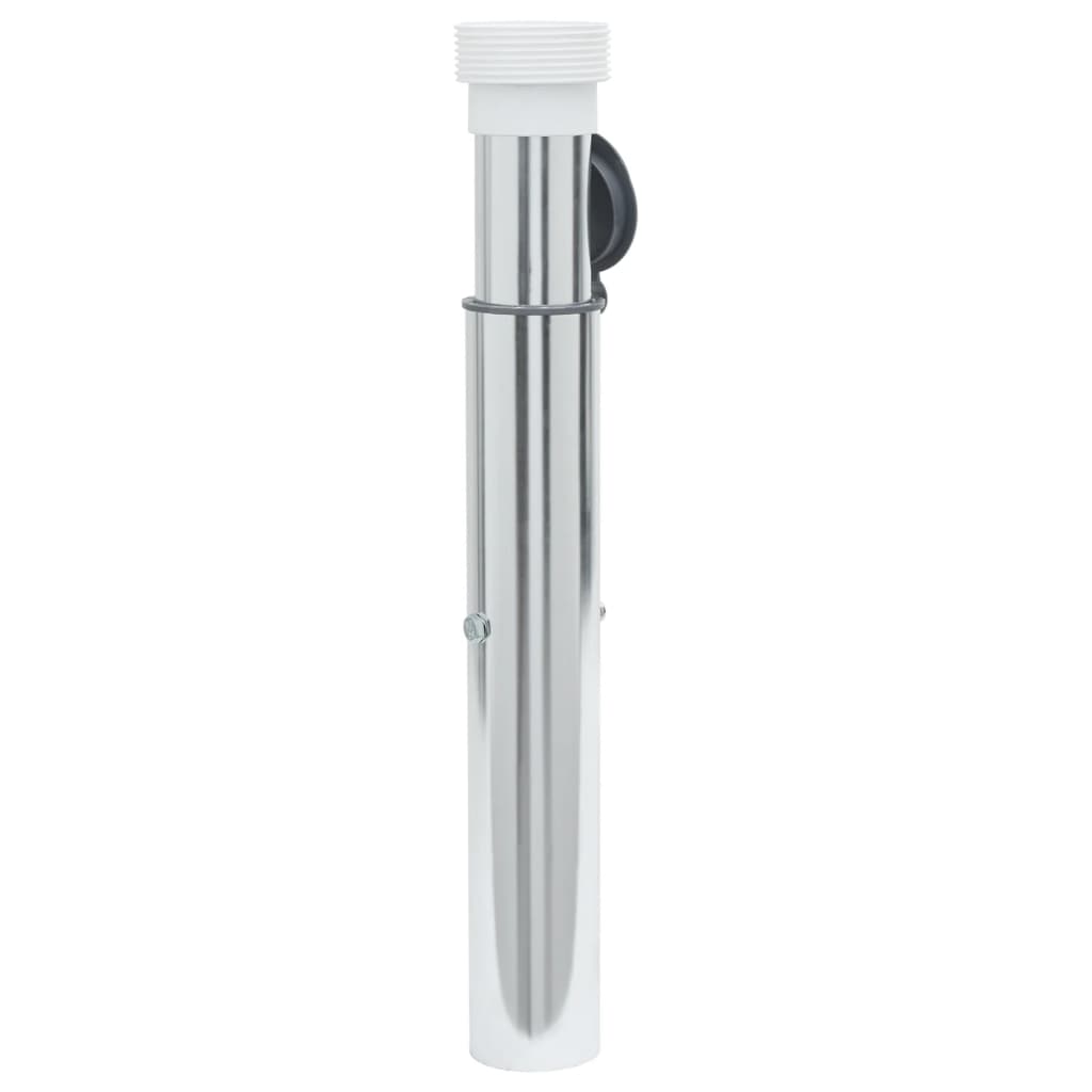 Vidaxl Parasol Foot per terra per 40-50 mm Stick Alluminium Silver