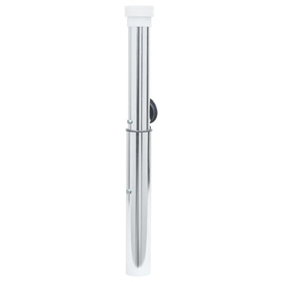 Vidaxl Parasol Foot para tierra para 40-50 mm de plata de aluminio