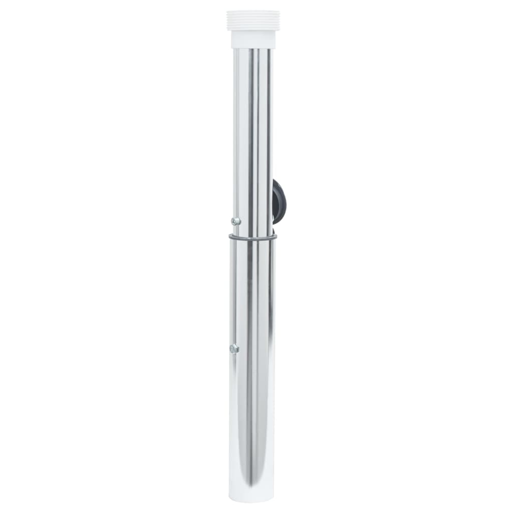 Vidaxl Parasol Foot per terra per 40-50 mm Stick Alluminium Silver