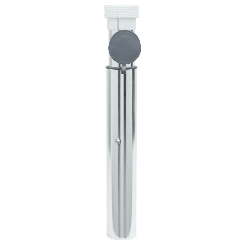 Vidaxl Parasol Foot per terra per 40-50 mm Stick Alluminium Silver