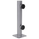 Vidaxx base de sombrilla para poste ø32 34 38 mm acero plateado