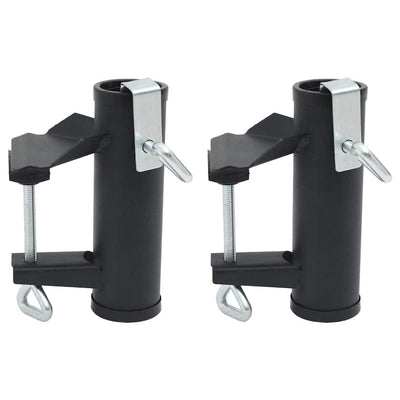 Cerras de parasol de Vidaxl para balcón 2 st 25-38 mm de acero
