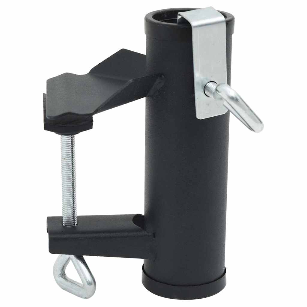 Cerras de parasol de Vidaxl para balcón 2 st 25-38 mm de acero