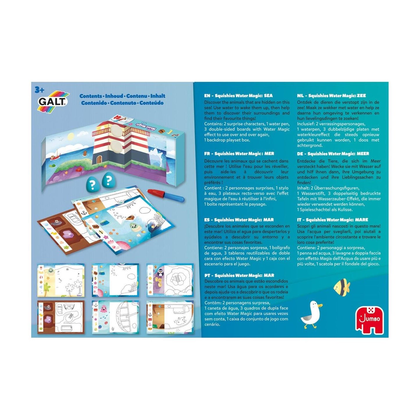 squishy magici Jumbo acquatici animali marini