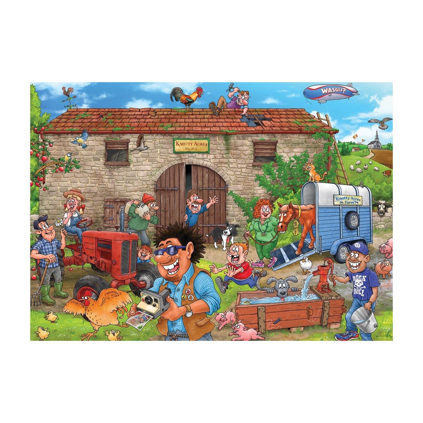 Jumbo wasgij rompecabezas una cosecha feliz 1000 piezas