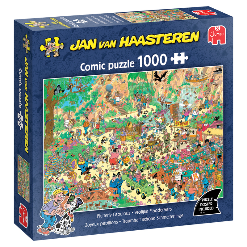 Jumbo jvh puzzle cheerful flutterers 1000pcs