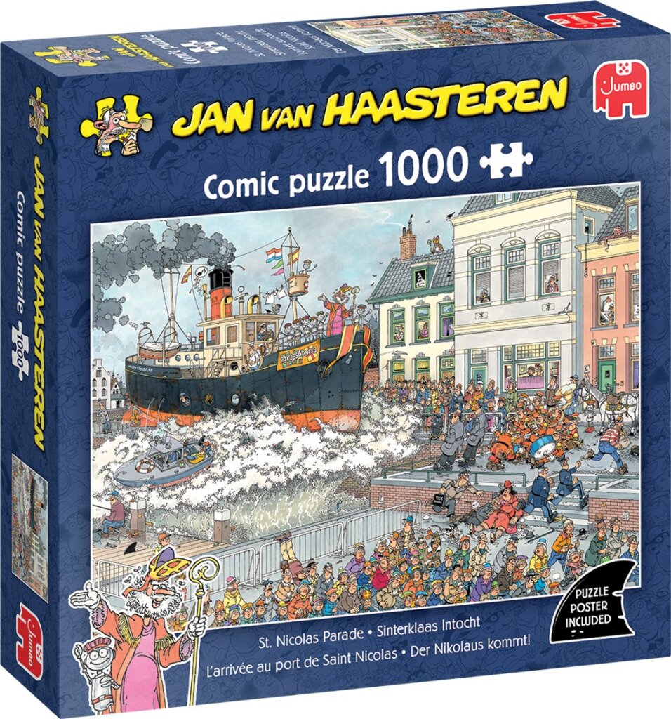 Jan van haasteren legpuzzel - sinterklaas intocht - 1000st.