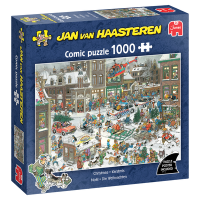 Puzzle Jumbo Jan van Haasteren - Natale, 1000 pezzi.