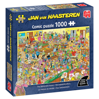 Puzzle Jan van Haasteren - La casa di riposo, 1000 pezzi.