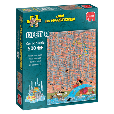 Jumbo Jan van Haasteren jigsaw puzzle expert 5 - where is the leak? - 500 pcs.