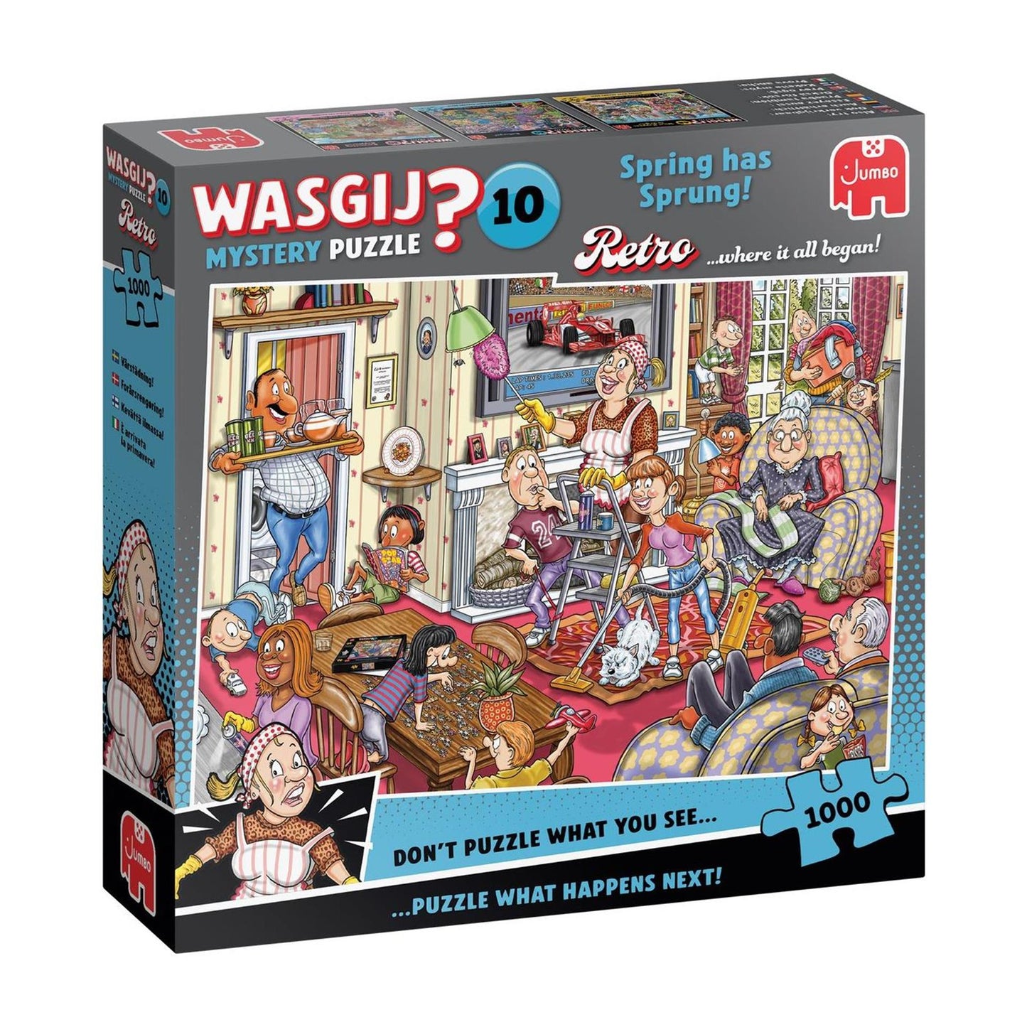 Jumbo wasgij retro misterio 10 - ¡limpieza de primavera! - 1000 uds.