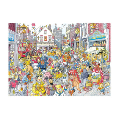 Puzzle wasgij retro destiny 10 chaos in the shopping street (1000) | 2 pcs