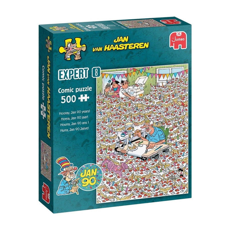 Jumbo jvh expert 8 ¡hurra, enero 90! 500 piezas