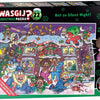 Jumbo Wasgij Christmas 22 Jigsaw Puzzle: non una notte così silenziosa! - 2x1000 pz.