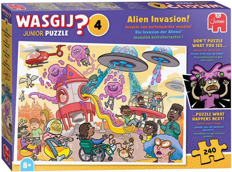 Jumbo wasgij junior 4 invasion 240 pezzi