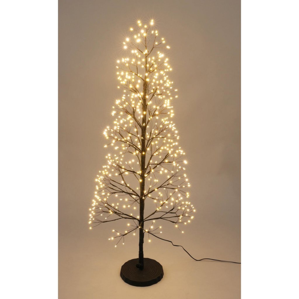 Otras marcas LED Tree 600 LED 100 cm Negro