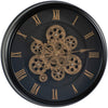 Eccellente orologio da parete analogico per casalinghi 40 cm oro nero
