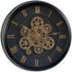 Eccellente orologio da parete analogico per casalinghi 40 cm oro nero