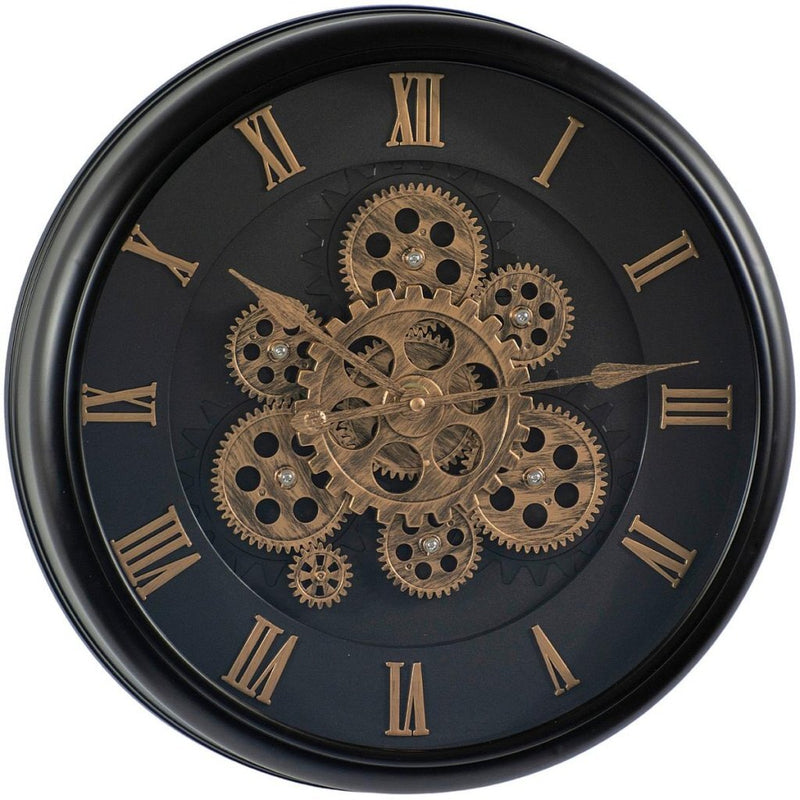 Eccellente orologio da parete analogico per casalinghi 40 cm oro nero