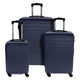 Otras marcas set de maletas proworld 50-60-70 cm azul oscuro