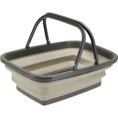 Eccellente cestino per la spesa pieghevole per casalinghi 30l 38x28x15 cm beige grigio