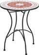 Excellent houseware bistro tafel mozaiek design 72cm hoog 60cm breed