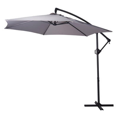 Ombrellone sospeso di altre marche 300 cm grigio