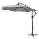 Ombrellone sospeso di altre marche 300 cm grigio