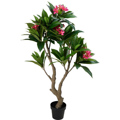 Pianta artificiale plumeria altre marche 75x150 cm rosa verde