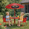 Set da giardino per bambini Pro Garden Ladybug rosso nero