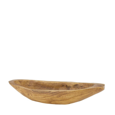 Dijk natural collections cuenco ovalado madera 58x14x9cm