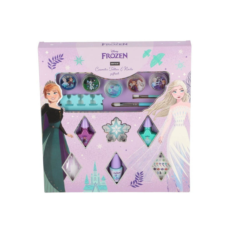Disney Frozen Set regalo Frozen 13 pezzi per unghie tatuaggio | 6 pezzi