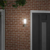 Vidaxl buiten wandlamp zilver 12 x 8,5 x 27 cm