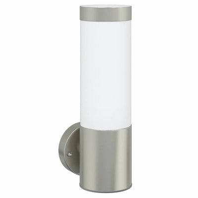 Vidaxx aplique de exterior plateado 12 x 8,5 x 27 cm