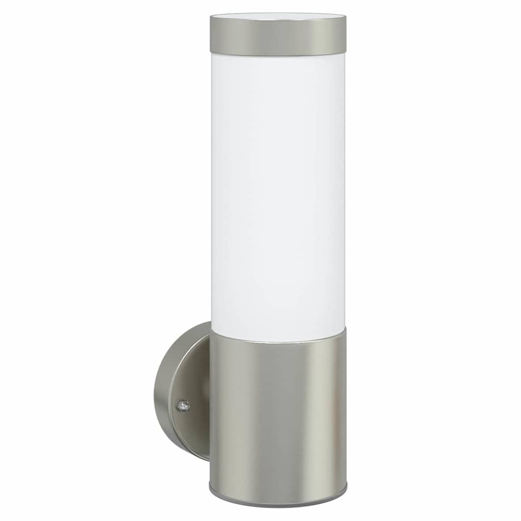 Vidaxx aplique de exterior plateado 12 x 8,5 x 27 cm
