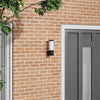 Vidaxl buiten wandlamp zwart 12 x 8,5 x 27 cm