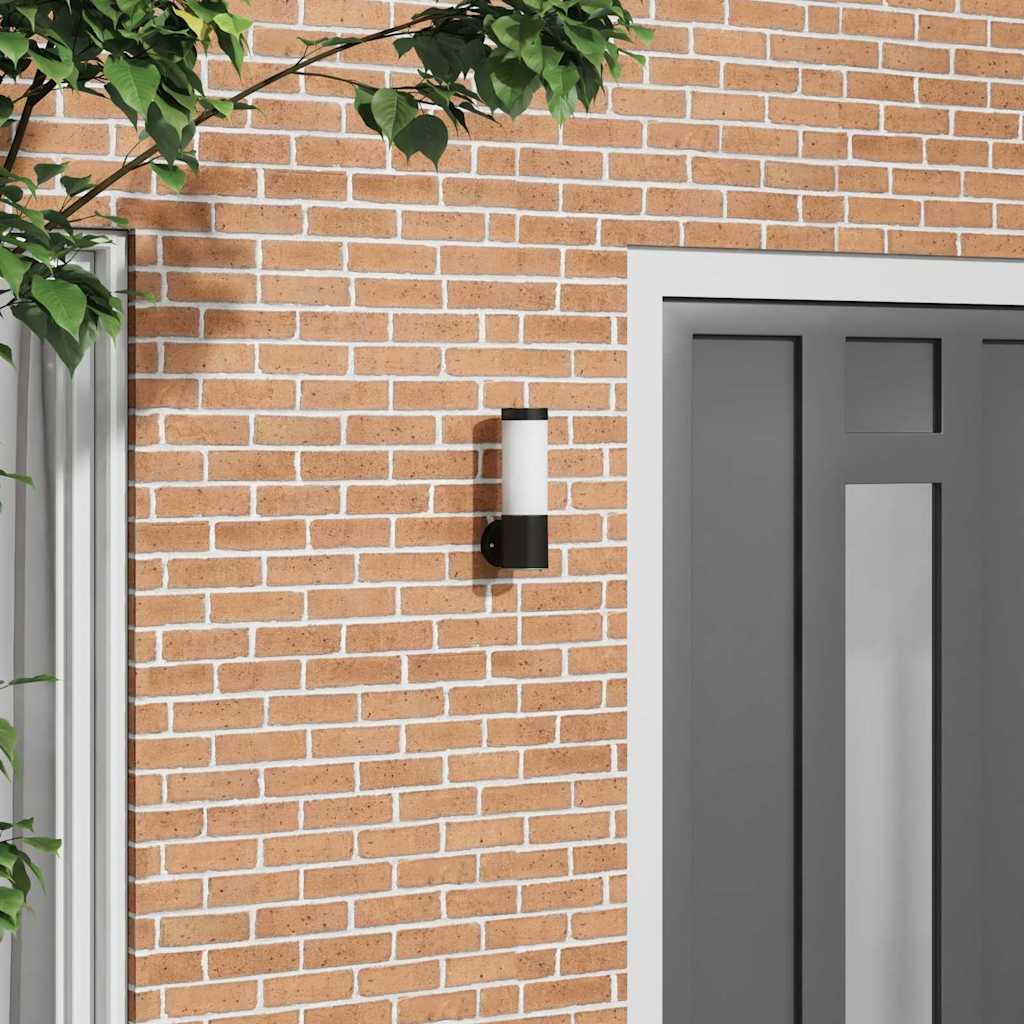 Vidaxx aplique de exterior negro 12 x 8,5 x 27 cm
