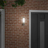 Vidaxl buiten wandlamp zilver 12 x 8,5 x 29 cm
