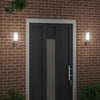 Vidaxl buiten wandlamp 2 pcs zilver 12 x 8,5 x 29 cm