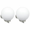 Vidaxl buiten wandlamp 2 pcs zilver 29 x 25 x 33 cm