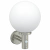 Vidaxl buiten wandlamp zilver 28 x 25 x 38 cm
