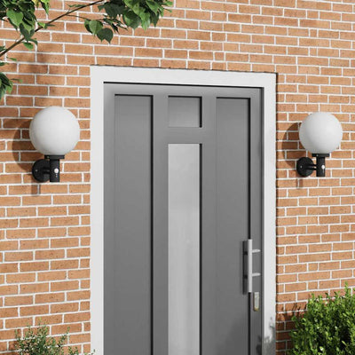 Vidaxx aplique de exterior 2 piezas negro 28 x 25 x 38 cm