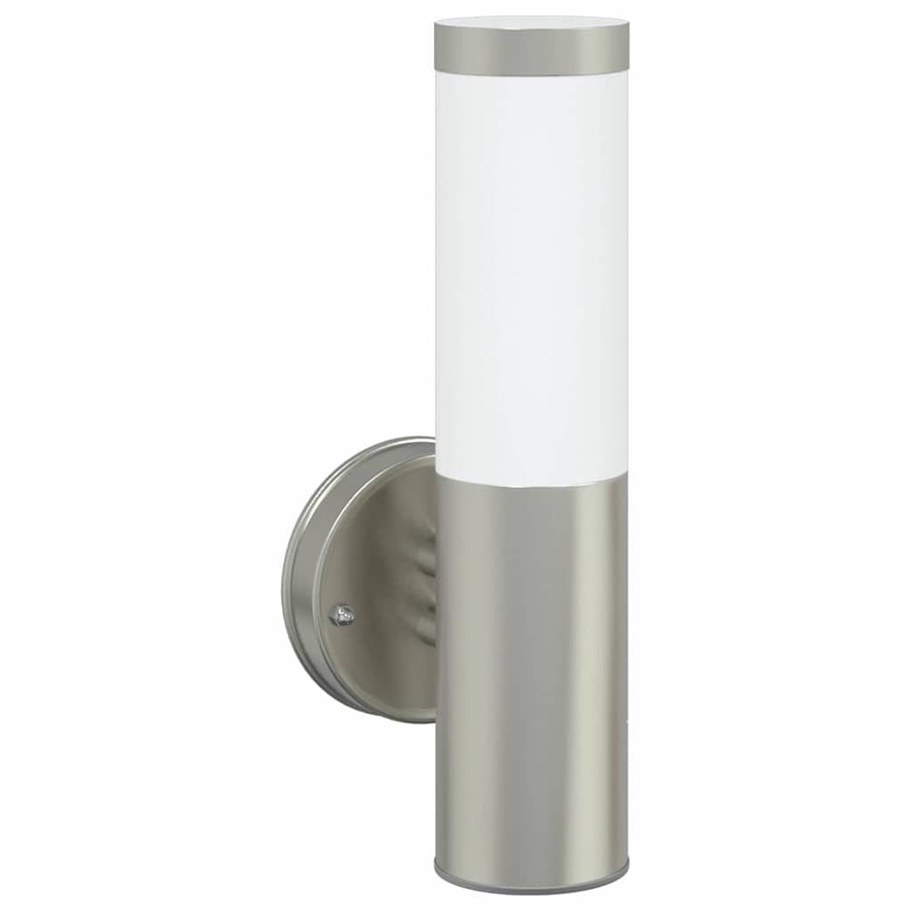 Vidaxx aplique de exterior plateado 15 x 7,5 x 33 cm