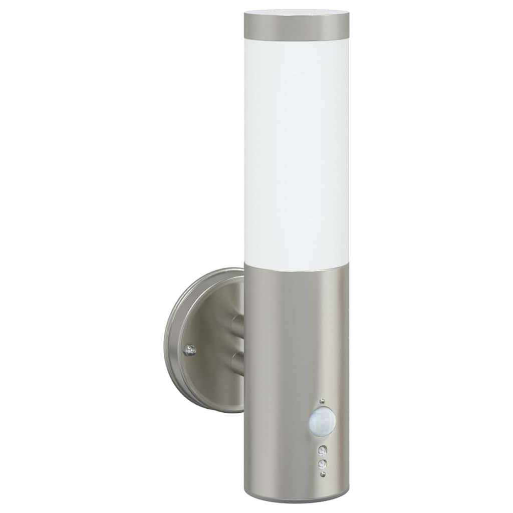 Lampada da parete per esterni Vidaxx argento 15 x 7,5 x 33 cm