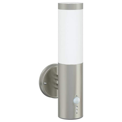 Vidaxx aplique de exterior plateado 15 x 7,5 x 33 cm